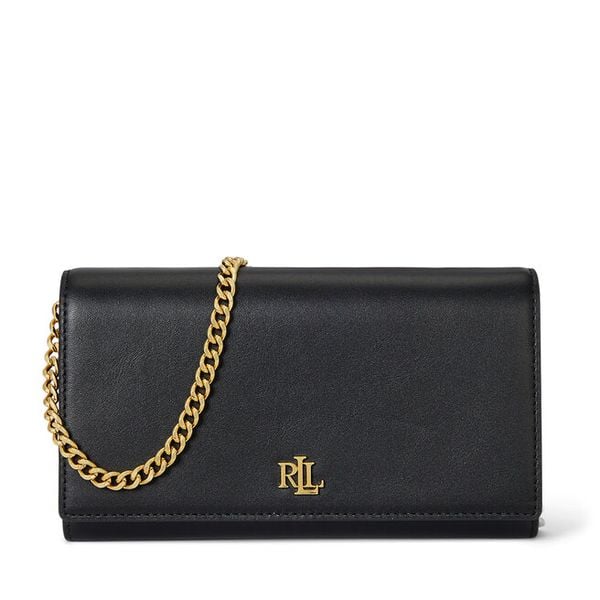 Torebka LAUREN RALPH LAUREN. Czarne torebki klasyczne damskie Lauren Ralph Lauren, bez wzorów, bez dodatków. Za 949.99 zł.