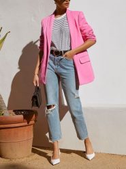 Milan Kiss Koszulka w kolorze biało-czarnym rozmiar: L. Białe bluzki damskie Milan Kiss, l, bez wzorów, bez kołnierzyka, bez ramiączek. Za 113.99 zł.