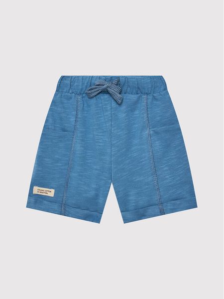 United Colors Of Benetton Szorty sportowe 3F42G900D Niebieski Regular Fit. Niebieskie spodnie niemowlęce United Colors Of Benetton, bez wzorów, z bawełny. Za 69.99 zł.