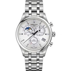 RABAT ZEGAREK CERTINA DS 8 Chrono Moon Phase C033.450.11.031.00. Szare, cyfrowe zegarki męskie CERTINA, ze stali. W wyprzedaży za 2,851.20 zł.