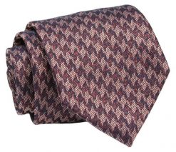 Klasyczny, Szeroki Krawat Męski CHATTIER - Odcienie Czerwieni i Borda. Czerwone krawaty i muchy męskie Chattier, bez wzorów, z tkaniny, eleganckie. Za 49.00 zł.