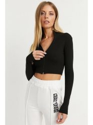 Cool and sexy Koszulka w kolorze czarnym rozmiar: L. Czarne bluzki damskie Cool and sexy, l, bez wzorów, bez kołnierzyka, bez ramiączek. Za 43.99 zł.