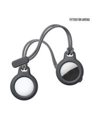 SmartCase Pasek w kolorze szarym na AirTag rozmiar: onesize. Szare paski damskie SmartCase, bez wzorów, z materiału. Za 39.99 zł.