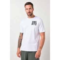 Męska T-shirt fitness rękaw 1/2 nadruk na piersi do rozm. 7 XL. Białe t-shirty męskie JAY-PI, m, bez wzorów, z bawełny, bez kołnierzyka. Za 179.99 zł.