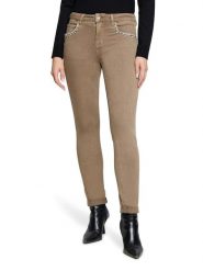 Betty Barclay Dżinsy - Slim fit - w kolorze beżowym rozmiar: 36. Brązowe jeansy damskie Betty Barclay, z podwyższonym stanem. Za 199.95 zł.