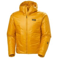 Kurtka z kapturem Helly Hansen Odin Everdown. Żółte kurtki narciarskie i snowboardowe damskie Helly Hansen, l, bez wzorów, z materiału, z kapturem, narciarskie. Za 1,789.50 zł.