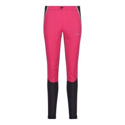 Spodnie narciarskie dla kobiet CMP. Fioletowe spodnie materiałowe damskie CMP, bez wzorów, sportowe. Za 342.00 zł.