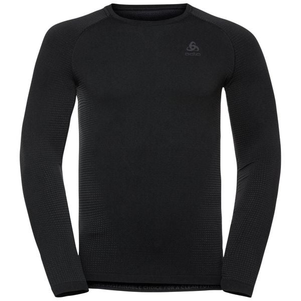 T-shirt Thermique Odlo PERFORMANCE WARM ECO. Czarne bielizna termoaktywna męska Odlo, na zimę, l, bez wzorów, bez kołnierzyka. Za 257.19 zł.