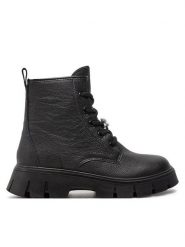 Primigi Kozaki 6876900 S Czarny. Czarne kozaki dziewczęce Primigi, bez wzorów, ze skóry, bez obcasa. Za 399.99 zł.
