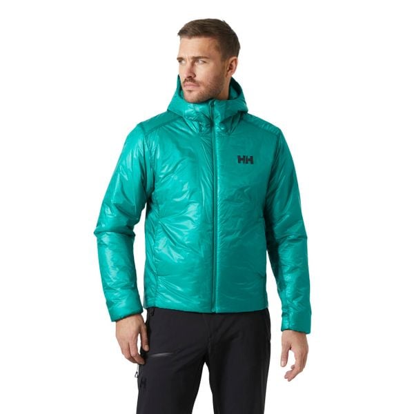 Kurtka narciarska Helly Hansen Odin Everdown. Zielone kurtki męskie Helly Hansen, m, bez wzorów, bez kaptura, narciarskie. W wyprzedaży za 1,757.50 zł.