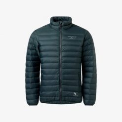 Kurtka Puchowa Wędrówki Mężczyzna Himalaya Izolujący. Zielone kurtki męskie SWEDEMOUNT, m, bez wzorów, z materiału, klasyczne, bez kaptura. Za 599.99 zł.
