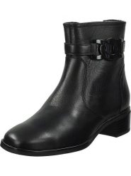 Ara Shoes Skórzane botki w kolorze czarnym na obcasie rozmiar: 40. Czarne botki damskie Ara Shoes, ze skóry, eleganckie, bez obcasa, na obcasie, bez zapięcia. Za 165.55 zł.