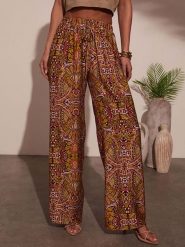 Milan Kiss Spodnie w kolorze jasnobrązowym rozmiar: M. Brązowe spodnie materiałowe damskie Milan Kiss, bez wzorów, z materiału. Za 126.99 zł.