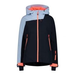 Kurtka damska turystyczna CMP 32Z4186. Niebieskie kurtki damskie CMP, bez wzorów, bez kaptura, narciarskie. W wyprzedaży za 734.99 zł.