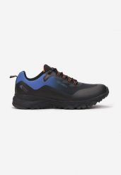 Czarno-Pomarańczowe Buty Sportowe Telape. Czarne buty trekkingowe męskie Born2be, przed kostkę, bez zapięcia. Za 189.99 zł.