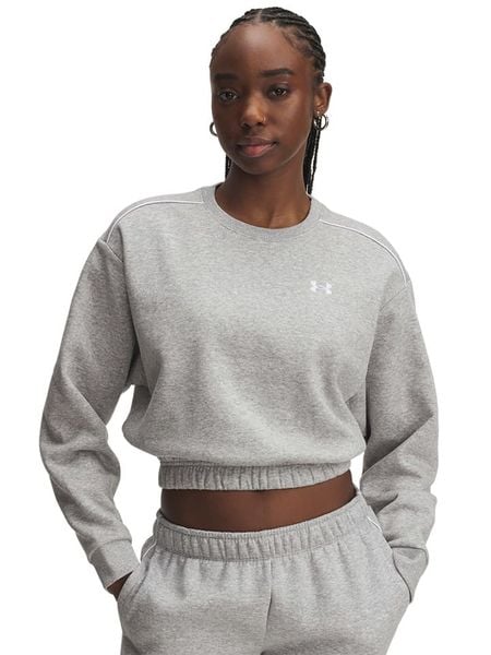 Under Armour Bluza polarowa w kolorze szarym rozmiar: L. Szare bluzy bez kaptura damskie Under Armour, l, z polaru. Za 174.43 zł.