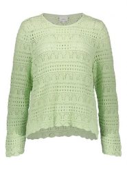 ONLY Sweter w kolorze jasnozielonym rozmiar: XS-40/42. Zielone swetry klasyczne damskie Only, xs, bez kołnierzyka. Za 82.99 zł.