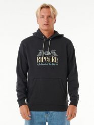 Rip Curl Bluza "Down The Line" w kolorze czarnym rozmiar: L. Czarne bluzy z kapturem męskie Rip Curl, l, z bawełny. Za 136.13 zł.