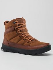 Kamik Skórzane botki "Atwater" w kolorze brązowym rozmiar: 42. Brązowe buty zimowe męskie Kamik, z materiału, z okrągłym noskiem, bez zapięcia. Za 348.08 zł.