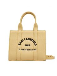 KARL LAGERFELD Torebka B1W30042 Żółty. Żółte torebki klasyczne damskie Karl Lagerfeld, bez wzorów, ze skóry, bez dodatków. Za 649.99 zł.