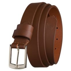 Skórzany, wąski pasek damski w brązowym kolorze ze srebrną, klasyczną klamrą Peterson PTN LTP-24 TAN-SILVER. Brązowe paski damskie Peterson, bez wzorów, ze skóry, eleganckie. Za 45.00 zł.