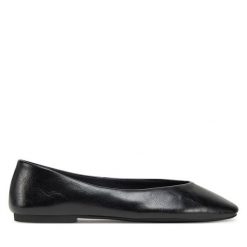 Baleriny Steve Madden. Czarne baleriny damskie Steve Madden, bez wzorów, bez obcasa. Za 279.99 zł.