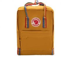 Plecak Fjallraven Kanken Rainbow Yellow Uniwersalny. Żółte plecaki damskie Fjällräven, bez wzorów. Za 356.99 zł.