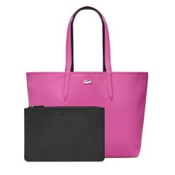 Torebka Lacoste. Czarne torebki klasyczne damskie Lacoste, bez wzorów, bez dodatków. Za 599.99 zł.