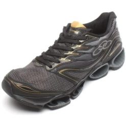 Buty sportowe Olympikus Victory Czarno-Złote Rozmiar 39. Czarne obuwie do biegania damskie OLYMPIKUS. Za 321.99 zł.