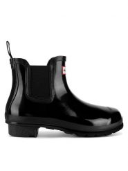 Hunter Kalosze WFS2078RGL Czarny. Czarne kalosze damskie Hunter, bez wzorów, z kauczuku. Za 399.99 zł.