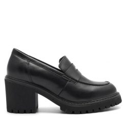 Półbuty Lasocki. Czarne półbuty damskie Lasocki, bez wzorów, bez obcasa, na obcasie. Za 199.99 zł.