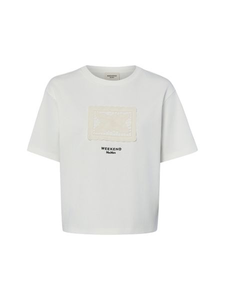 Weekend Max Mara Koszulka Kobiety Bawełna (100%) biały, XL. Białe t-shirty damskie Weekend Max Mara, xl, bez wzorów, z bawełny, bez kołnierzyka. Za 699.95 zł.