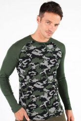 Koszulka męska z długim rękawem z 100% wełny Merino (230 g/m²) Woolona Asker. Zielone bielizna termoaktywna męska WOOLONA, m, bez wzorów, z dzianiny. Za 315.00 zł.