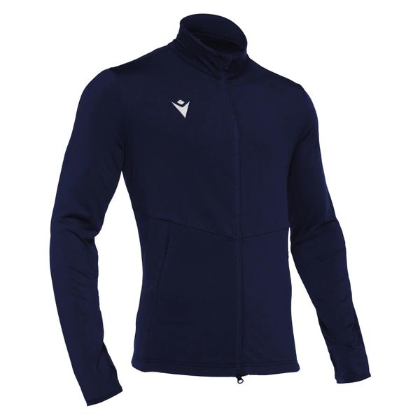Kurtka Macron harvey warmer. Niebieskie kurtki treningowe męskie Macron, m, bez wzorów, z materiału, do biegania. Za 326.50 zł.
