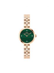Daniel Wellington Zegarek Elan Lumine Malachite DW00100721 Złoty. Żółte, analogowe zegarki damskie Daniel Wellington, złote. Za 819.99 zł.