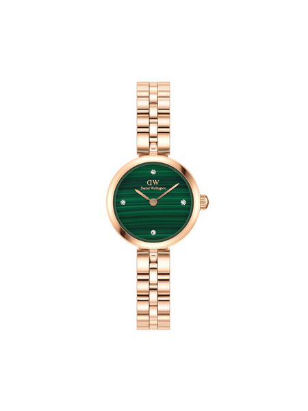 Daniel Wellington Zegarek Elan Lumine Malachite DW00100721 Złoty. Żółte, analogowe zegarki damskie Daniel Wellington, złote. Za 799.99 zł.