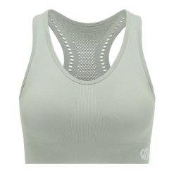 Biustonosz dla kobiet Dare 2B React Sports. Zielone biustonosze sportowe damskie Dare 2b, bez wzorów. Za 99.99 zł.