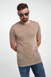 Sweter męski lniany LIU JO. Swetry męskie Liu Jo, l, bez wzorów, ze lnu, bez kołnierzyka. W wyprzedaży za 431.20 zł.