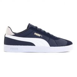 Buty do chodzenia męskie Puma Club Nylon. Niebieskie buty sportowe na co dzień męskie Puma, z materiału, bez zapięcia, trekkingowe. Za 299.00 zł.