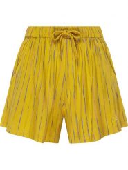 Naturana Szorty w kolorze żółtym rozmiar: XL. Żółte szorty damskie Naturana, bez wzorów, z bawełny, z podwyższonym stanem. Za 109.45 zł.