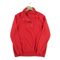 Damski czerwony sweter. Czerwone swetry klasyczne damskie Ralph Lauren, s, bez kołnierzyka. Za 89.42 zł.