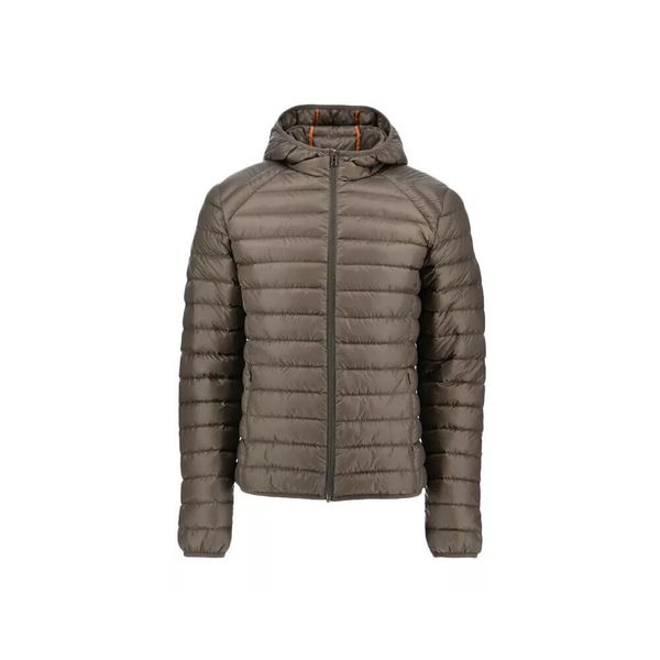 Kurtka puchowa JOTT Nico. Brązowe kurtki męskie jott, na jesień, bez wzorów, z puchu, bez kaptura. Za 732.00 zł.