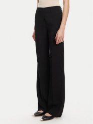 Marella Spodnie palazzo Pascia 2523136053 Czarny Wide Leg. Czarne spodnie materiałowe damskie Marella, bez wzorów, z materiału. Za 599.99 zł.