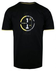 T-Shirt Męski - Czarna, Nadruk (Print) - Pako Jeans. Czarne t-shirty męskie Pako Jeans, l, bez wzorów, z bawełny, bez kołnierzyka. Za 69.00 zł.