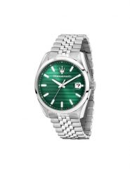 Maserati Zegarek Attrazione R8853151027 Srebrny. Szare, analogowe zegarki męskie maserati, srebrne. Za 989.99 zł.