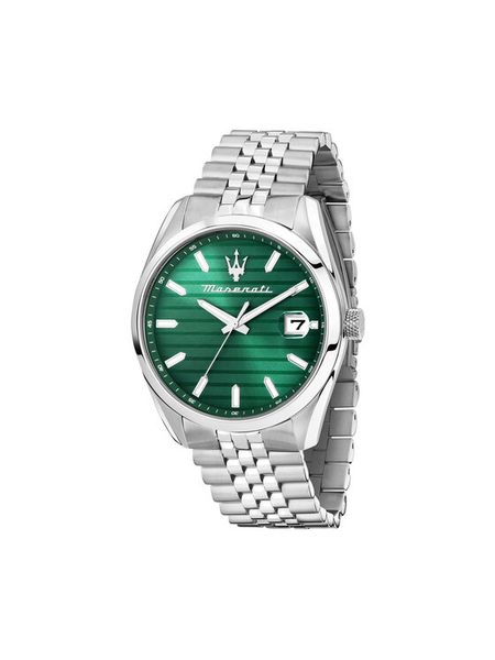 Maserati Zegarek Attrazione R8853151027 Srebrny. Szare, analogowe zegarki męskie maserati, srebrne. Za 989.99 zł.