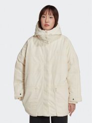 Adidas Parka HK5249 Écru Relaxed Fit. Parki damskie Adidas, bez wzorów, z syntetyku. Za 1,099.00 zł.