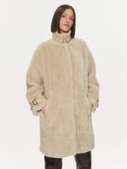 Liu Jo Futro MF3176 ES002 Beżowy Relaxed Fit. Brązowe futra damskie Liu Jo. Za 2,409.00 zł.