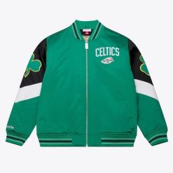 Kurtka Mitchell & Ness NBA Throw It Jkt Vntg Celtic. Kurtki męskie Mitchell & Ness, m, bez wzorów, bez kaptura. Za 697.95 zł.