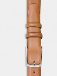 PAKO LORENTE – Pasek męski PLM-PX-776-Y. Szare paski męskie Pako Lorente, bez wzorów, ze skóry, eleganckie. Za 149.99 zł.
